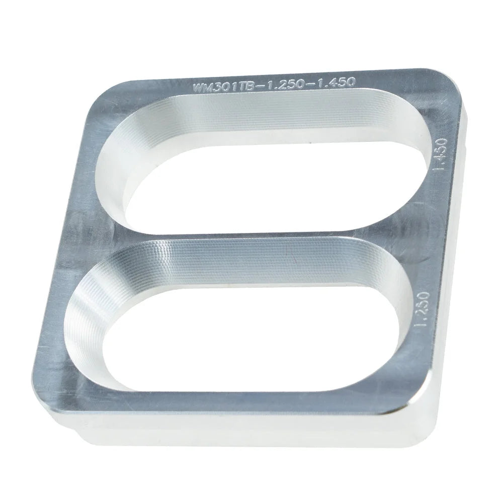 Wehrs Machine & Racing Products Carb Insert Twin Blade 1in Tall 1.250in-1.450in WM301TB-1.250-1.450