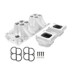 Weiand Hi-Ram Intake Manifold 396ci-502ci with Performance Rectangular Port Heads 1985WND - Main Product View