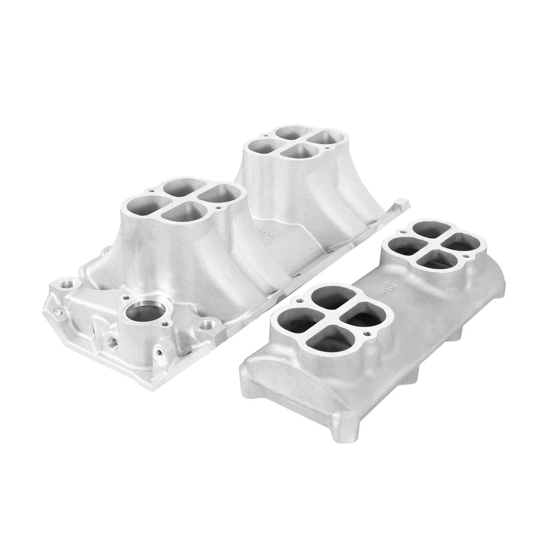 Weiand Hi-Ram Intake Manifold 396ci-502ci with Performance Rectangular Port Heads 1985WND - Side View