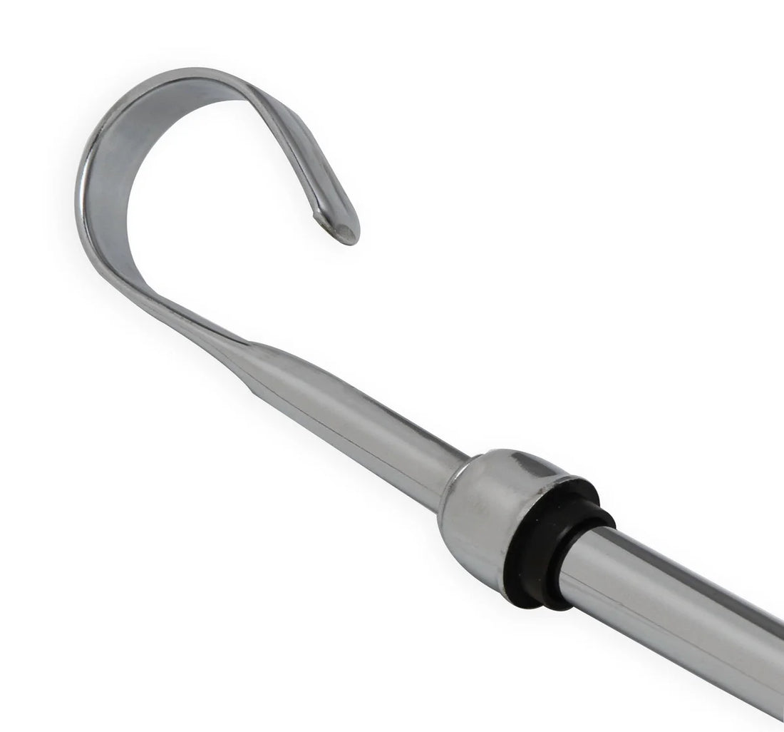 Weiand OIL DIPSTICK FOR WEIAND SMALL BLOCK FORD OIL PANS - Installation View