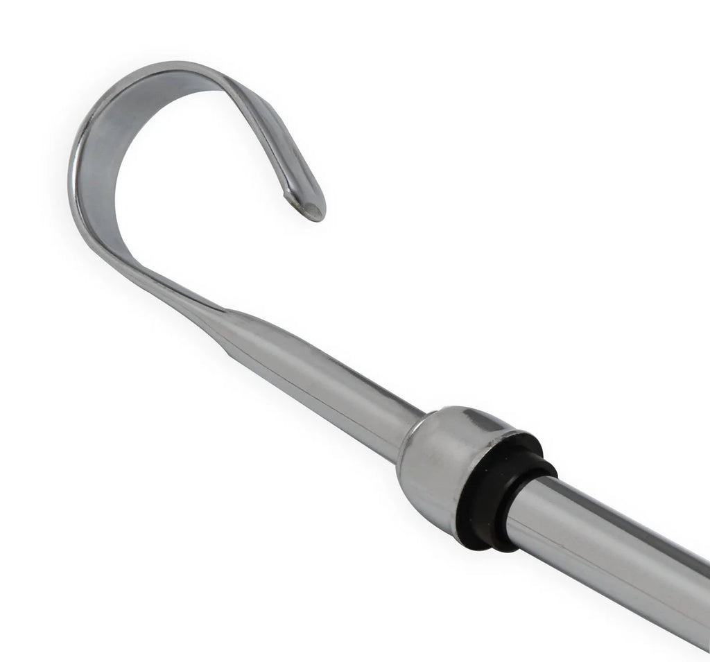Weiand OIL DIPSTICK FOR WEIAND SMALL BLOCK FORD OIL PANS - Installation View