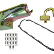 Load image into Gallery viewer, Weiand Oil Pan Kit 6QT- Gold ZInc Finish- 1965-1990 Big Block Chevy (Drag Racing)