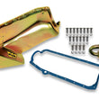 Load image into Gallery viewer, Weiand Oil Pan Kit 7QT- Gold Zinc Finish - 1958/1979 Small Block Chevy (Drag Racing)