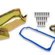 Load image into Gallery viewer, Weiand Oil Pan Kit 7QT- Gold Zinc Finish - 1980/1985 Small Block Chevy (Drag Racing)