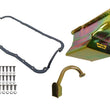 Load image into Gallery viewer, Weiand Oil Pan Kit 7QT- Gold Zinc Finish-65/87 SBF 351W (Drag Racing) Front Sump