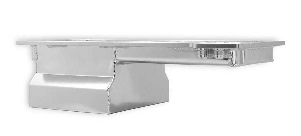 Weiand Oil Pan Kit - Fabricated - Side View