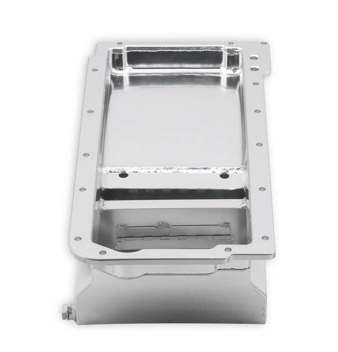 Weiand Oil Pan Kit - Fabricated - Back View