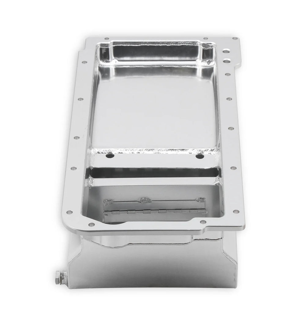 Weiand Oil Pan Kit - Fabricated - Back View