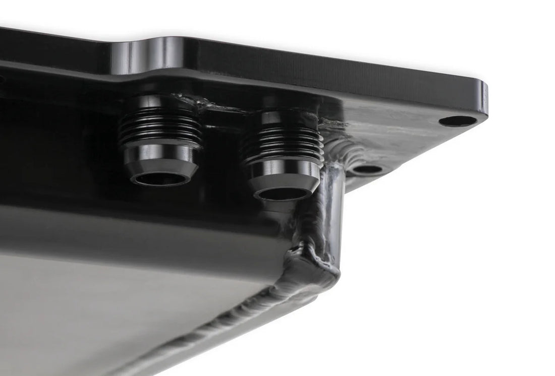 Weiand Oil Pan Kit - Fabricated - Back View