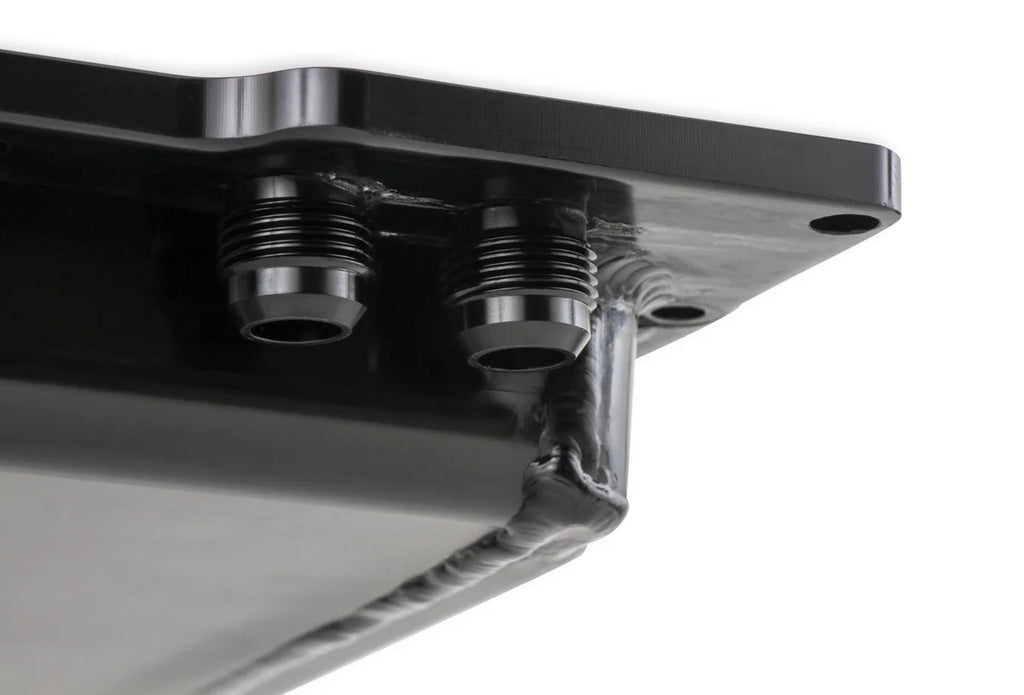 Weiand Oil Pan Kit - Fabricated - Back View
