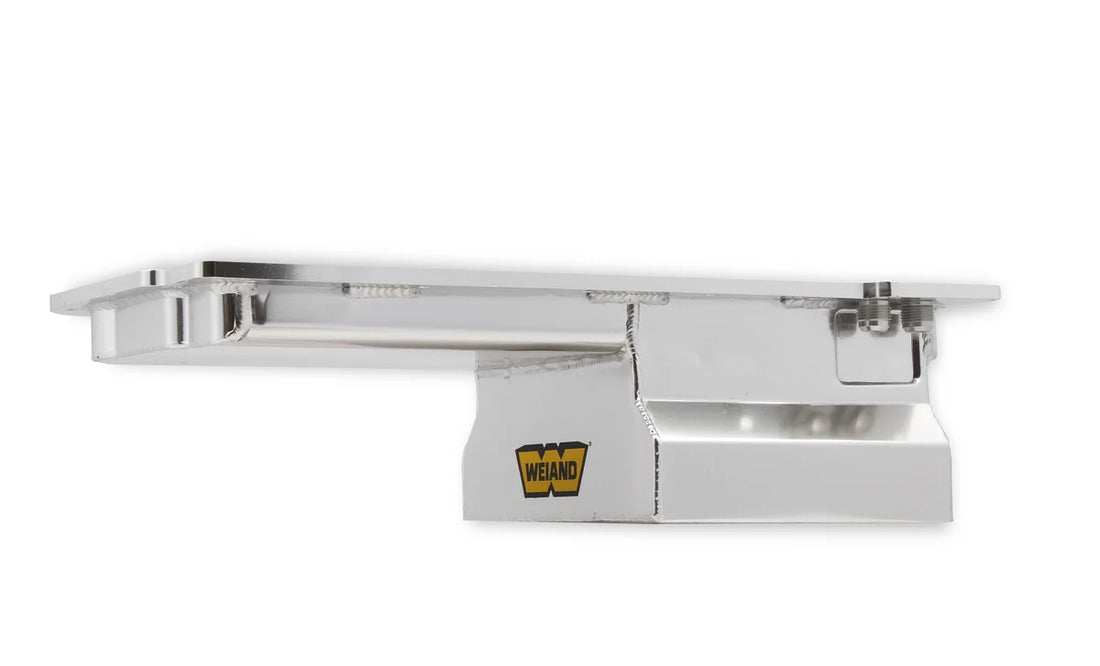 Weiand Oil Pan Kit - Fabricated - Side View