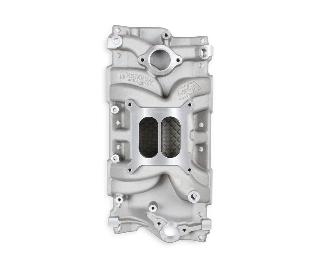 Weiand Speed Warrior™ Intake Manifold non/EGR 262ci-400ci, 1955-1986 Cylinder Heads 8150 - Side View