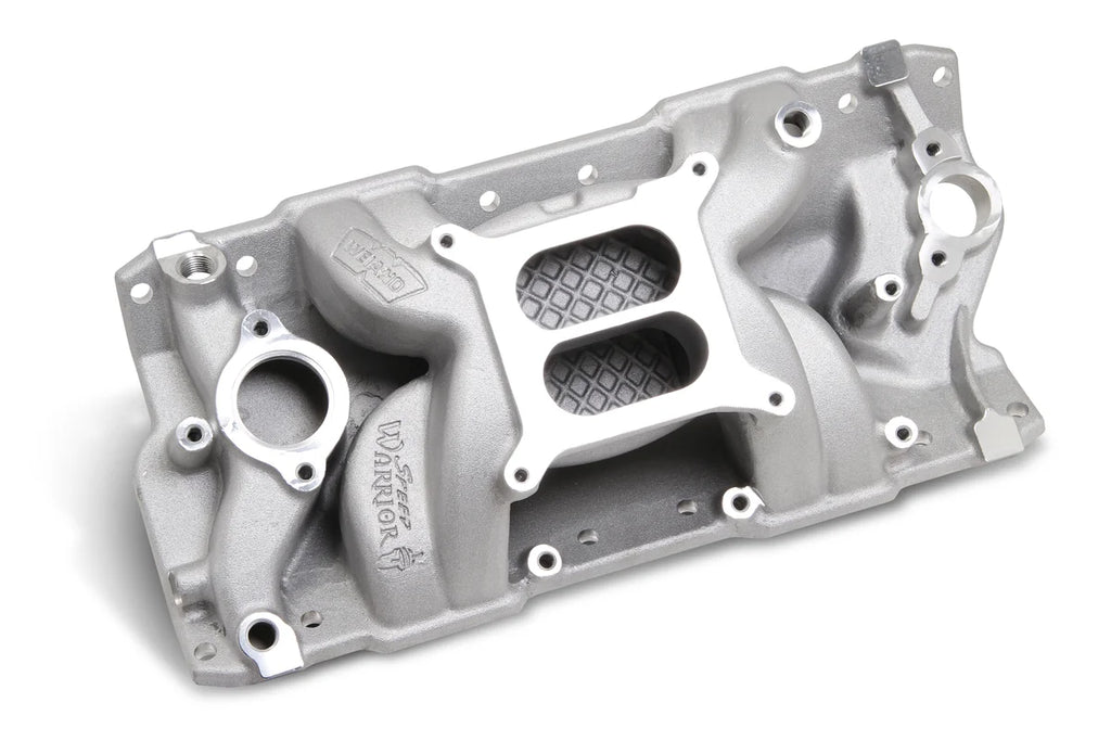 Weiand Speed Warrior™ Intake Manifold non/EGR 262ci-400ci, 1955-1986 Cylinder Heads 8501WND - Main Product View