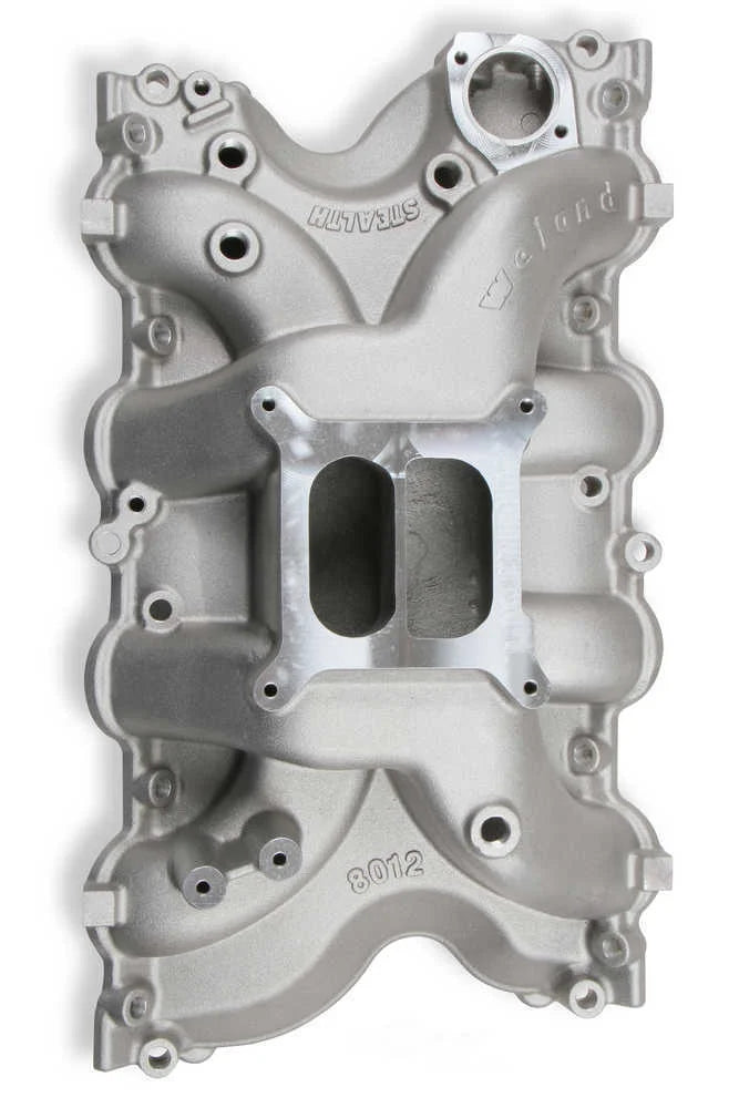 Weiand Stealth™ Intake Manifold 8012 fits Ford BIG Block V8 - Installation View