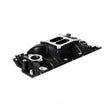 Load image into Gallery viewer, Weiand Street Intake - Black Ceramic 8120BK fits 1955-1979 Chevrolet / GMC Small Block V8 - Side View