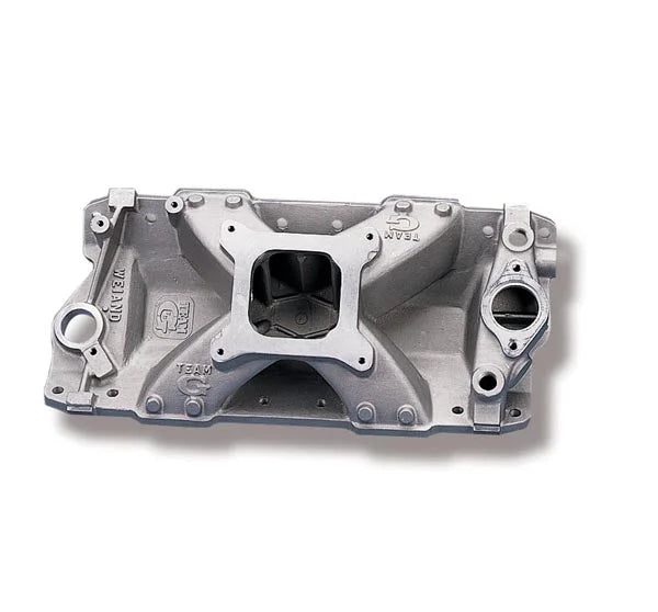 Weiand Team G Intake Manifold 1957-1986 262ci-400ci, 1987-later with Aluminum Heads 7530WND - Main Product View