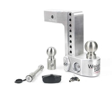 Load image into Gallery viewer, Weigh Safe 8in Drop Hitch w/Built-in Scale &amp; 2.5in Shank (10K/18.5K GTWR) w/WS05 - Aluminum - Side View