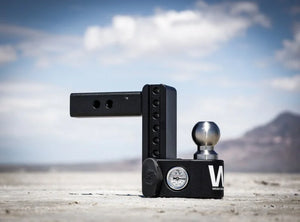Weigh Safe 8in Drop Hitch w/Built-in Scale & 2.5in Shank (10K/22K GTWR) w/WS05 - Steel - Main Product View