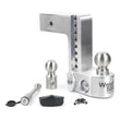 Load image into Gallery viewer, Weigh Safe 8in Drop Hitch w/Built-in Scale &amp; 3in Shank (10K/21K GTWR) w/WS05 - Aluminum - Detail View