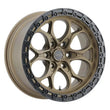 Load image into Gallery viewer, Weld 18x9 Ledge 6 6x139.7 ET-12 BS 4.50 Satin Bronze / Satin Black Ring 106.1