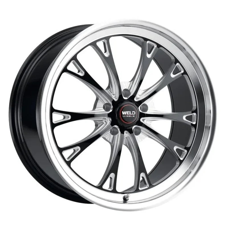 Weld Belmont Beadlock 17x10 / 5x115 BP / ET30 BS 6.70 Gloss Black MIL DIA 78.1
