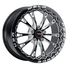 Load image into Gallery viewer, Weld Belmont Beadlock 18x10.5 / 5x120.65 BP / ET65 BS8.25 Gloss Black MIL DIA 78.1 - Main Product View