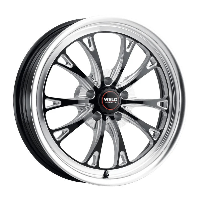 Weld Belmont Drag 18x5 / 5x120 BP / ET-23 BS2.1 Gloss Black MIL DIA 78.1 - Main Product View