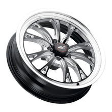 Load image into Gallery viewer, Weld Belmont Drag 18x5 / 5x120 BP / ET-23 BS2.1 Gloss Black MIL DIA 78.1 - Side View