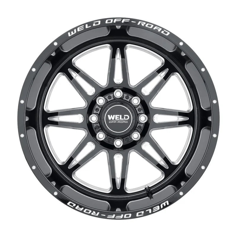 Weld Cheyenne W132 Series 20x10 / 8x170 BP / -18 Offset / 4.75 BS / 125.1 Bore - Gloss Black MIL - Main Product View