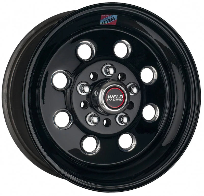 Weld Draglite 15x10/ 5x4.5 /4.75 BP / 7.5in BS Gloss Black Wheel - Non-Beadlock - Main Product View
