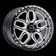 Load image into Gallery viewer, Weld Laguna Drag Beadlock 15x10 5x114.3 ET50 BS 7.50 Gloss Black MIL DIA 78.1