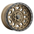 Load image into Gallery viewer, Weld Off-Road Crux 17x9in / 5x114.3 BP / ET -35 / 78.1mm Bore - Satin Bronze/Satin Black Ring Wheel