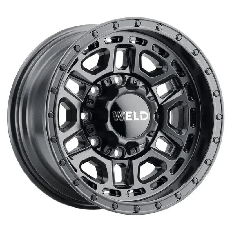 Weld Off-Road Crux 20x10in / 6x135 BP / ET -19 / 106.1mm Bore - Satin Black Wheel
