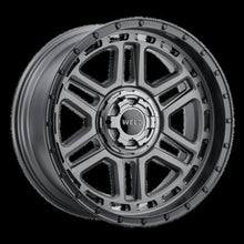 Load image into Gallery viewer, Weld Off-Road Crux 20x9in / 6x135 BP / ET 0 / 106.1mm Bore - Satin Gunmetal / Satin Black Wheel