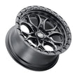 Load image into Gallery viewer, Weld Off-Road Ledge Six W108 20x9 / 6x139.7 BP / 5 In BS Satin Black Wheel - Side View