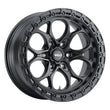 Load image into Gallery viewer, Weld Off-Road Ledge Six W108 20x9 / 6x139.7 BP / 5 In BS Satin Black Wheel - Detail View