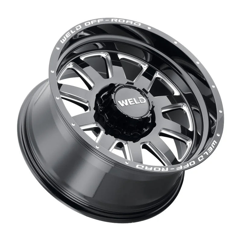 Weld Off-Road W102 20X9.0 Stealth 6X135 6X139.7 ET00 BS5.00 Gloss Black MIL 106.1 - Detail View