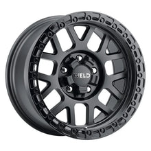 Load image into Gallery viewer, Weld Off-Road W104 17X9.0 Cinch 6X135 6X139.7 ET00 BS5.00 Satin Black Gloss Black 106.1 - Side View