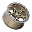 Load image into Gallery viewer, Weld Off-Road W106 17X9.0 Ledge 5X127 ET00 BS5.00 Satin Bronze Satin Black 71.5 - Detail View