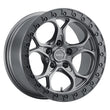 Load image into Gallery viewer, Weld Off-Road W107 17X9.0 Ledge 5X127 ET-12 BS4.50 Satin Gun Satin Black 71.5 - Side View
