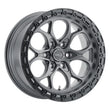Load image into Gallery viewer, Weld Off-Road W107 18X9 Ledge 6X139.7 ET00 BS5.00 Satin Gun / Black Ring 106.1
