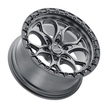Load image into Gallery viewer, Weld Off-Road W107 20X10 Ledge 6X139.7 ET-18 BS4.75 Satin Gun / Black Ring 106.1 - Detail View