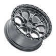 Load image into Gallery viewer, Weld Off-Road W107 20X9 Ledge 6X139.7 ET00 BS5.00 Satin Gun / Black Ring 106.1 - Detail View