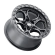 Load image into Gallery viewer, Weld Off-Road W108 17X9.0 Ledge 5X127 ET00 BS5.00 Satin Black 71.5 - Detail View