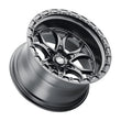 Load image into Gallery viewer, Weld Off-Road W108 20X10 Ledge 6X139.7 ET-18 BS4.75 Satin Black / Black Ring 106.1 - Side View