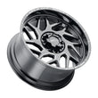 Load image into Gallery viewer, Weld Off-Road W117 20X10 Fulcrum 5X139.7 5X150 ET13 BS6.00 Gloss Black MIL 110.2 - Detail View