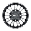 Load image into Gallery viewer, Weld Off-Road W121 20X8.25 Scorch Front 8X200 ET108 BS8.90 Gloss Black MIL 142.2 - Side View