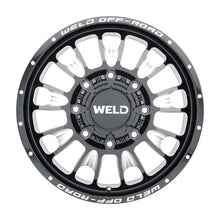 Load image into Gallery viewer, Weld Off-Road W121 20X8.25 Scorch Front 8X200 ET108 BS8.90 Gloss Black MIL 142.2 - Side View