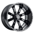 Load image into Gallery viewer, Weld Off-Road W125 20X9 Granada Six 6X139.7 ET20 BS5.75 Gloss Black MIL 106.1 - Side View