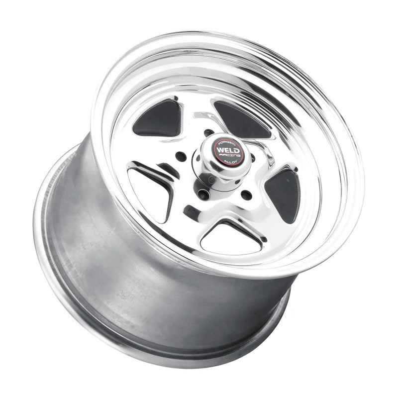 Weld ProStar 15x7 / 5x4.75 BP / 4.5in. BS Polished Wheel - Non-Beadlock - Side View
